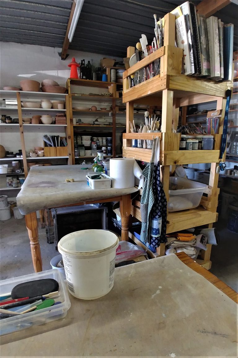 pottery studio tools